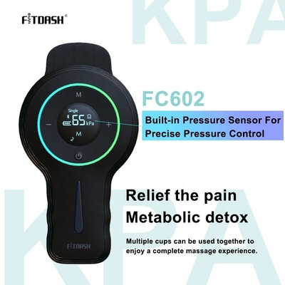 ABS PC Fitdash Combinación recargable multifunción Smart Cupping Cups eléctricos Terapia