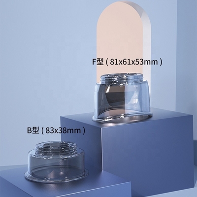 Dia.83x38mm Grise oscuro herramientas de masaje plástico de ventosas para una terapia de ventosas eficaz
