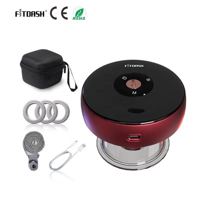 Fitdash ABS PC Masajista eléctrico de ventosas con soporte OEM / ODM y terapia de luz roja