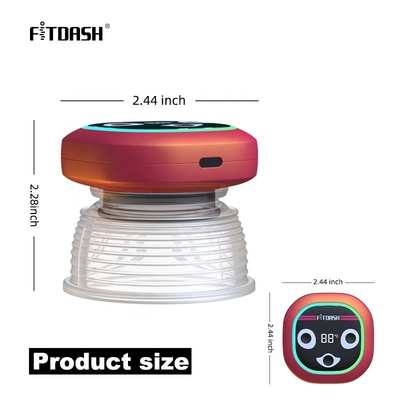 Fitdash Conjunto de ventosas reutilizables de masaje de raspado avanzado Ventosas para terapia de luz roja