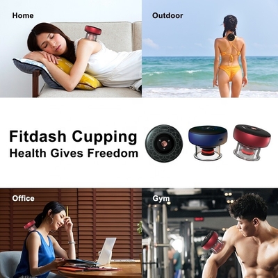 Fitdash OEM ODM Masajista de ventosas de luz roja para estimulación muscular y pulso electrónico