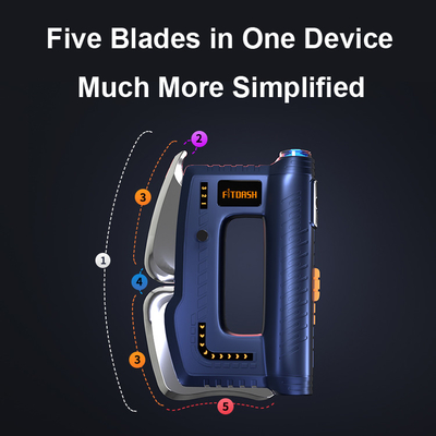 Smart Multifuncional Fitdash NMES Masajeador corporal con calefacción y terapia de luz roja EMS