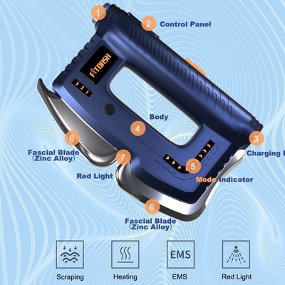 Fitdash Masajista de tejidos profundos eléctrico Herramienta de terapia física Raspador eléctrico de gua sha