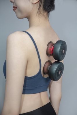 Tamaño del producto 94*94*72mm Masajista de terapia de ventosas con ventosas chinas Hijama y luz roja