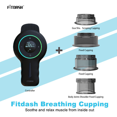 Método de control del botón del masajador Fitdash de vaso de vacío Fuerza de succión -10 kPa -60 kPa