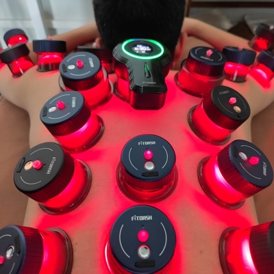 Método de control con botón Respiración al vacío Masaje con ventosas para el tratamiento de la celulitis