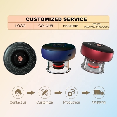 Cerca de 225 gramos Fitdash recargable inteligente Gua Sha Cupping masajista con luz roja