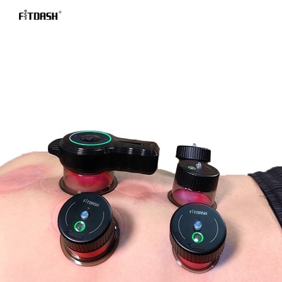 Máquina avanzada de Fitdash para la terapia con vaso de vacío con luz roja y fuente de energía de carga