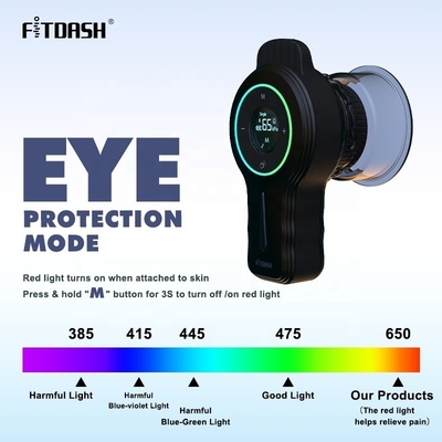 Máquina avanzada de Fitdash para la terapia con vaso de vacío con luz roja y fuente de energía de carga