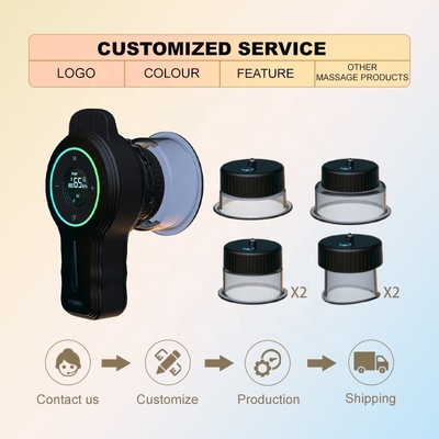 Soporte ODM/OEM Fitdash Conjunto de ventosas eléctricas portátiles para sesiones de fisioterapia
