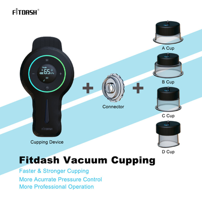 Tipo-C Modo de alimentación Masajador de terapia de ventosas eléctricas para raspaduras y ventosas hijama