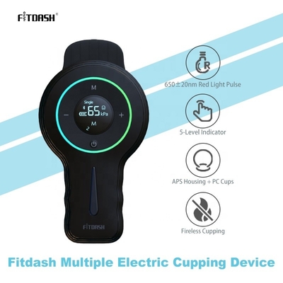 Fitdash ABS PC Cupping Therapy Set 6 Pcs Cellulite Massager Tazas de tratamiento con vacío Cupping