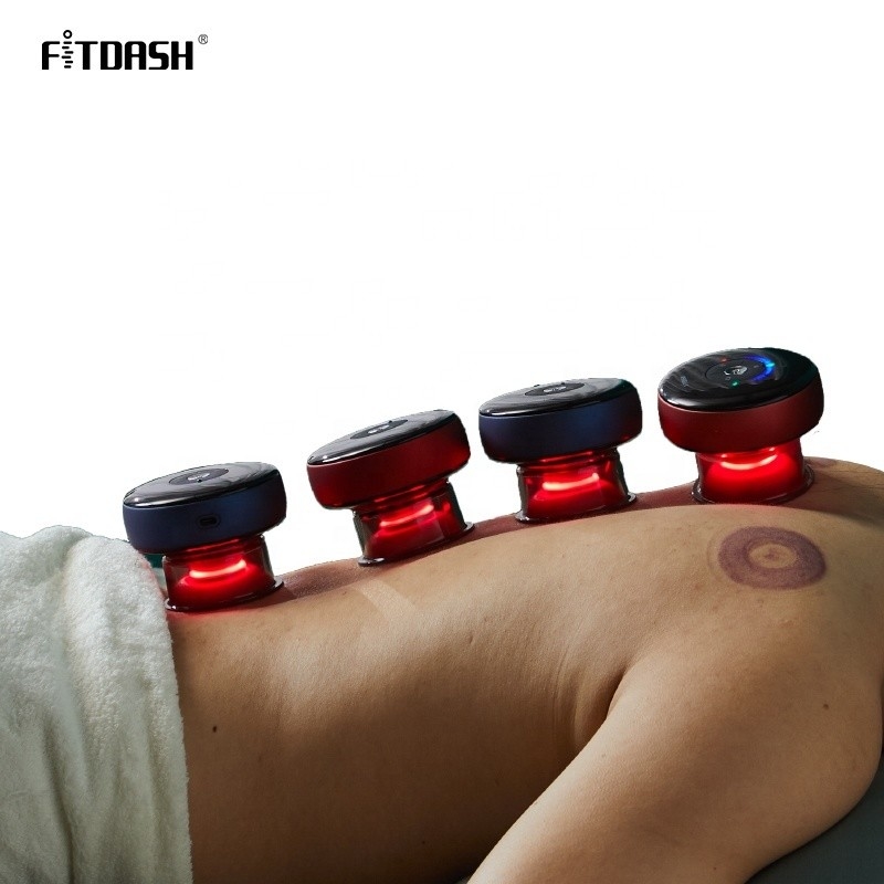 Estimulador eléctrico de tipo C para ventosas Fitdash Pulsante Vibrante Ventosas