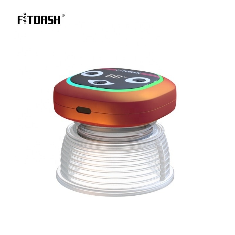Tipo-C Modo de potencia Conjunto de ventosas de silicona para masaje de tejidos profundos y alivio de la moxibustión