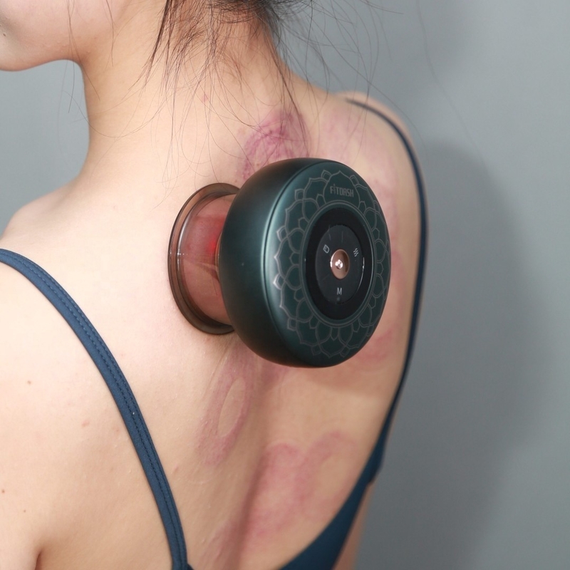 Tamaño del producto 94*94*72mm Fitdash Dispositivo Moxa Multifuncional Cupping Masaje Terapia Cuerpo Cupping Set para humanos