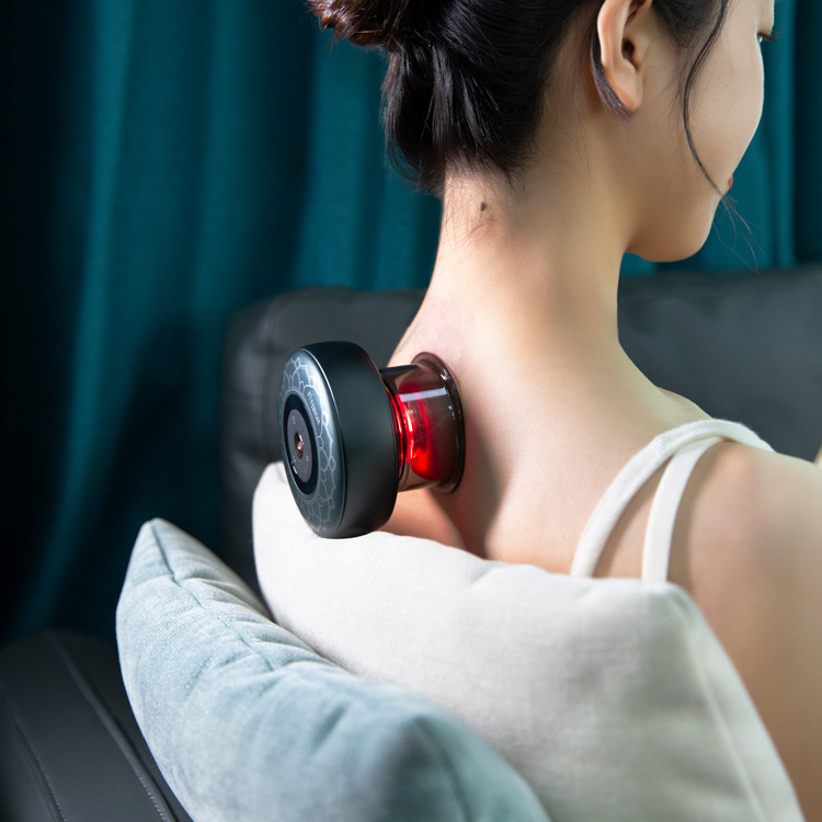 Resistencia de alrededor de 8 veces Fitdash Electrónica de luz roja Cupping Moxa Cupping Vacuo Cupping Máquina de terapia
