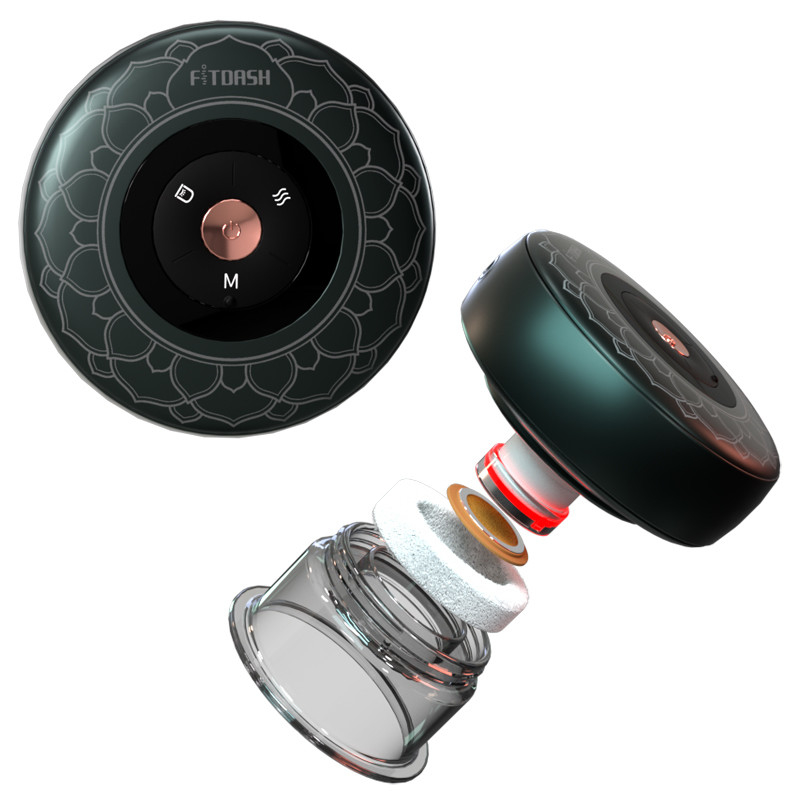 Fitdash Taza de ventosas de moxibustión terapia de ventosas tipo C Puerto de carga 8x resistencia
