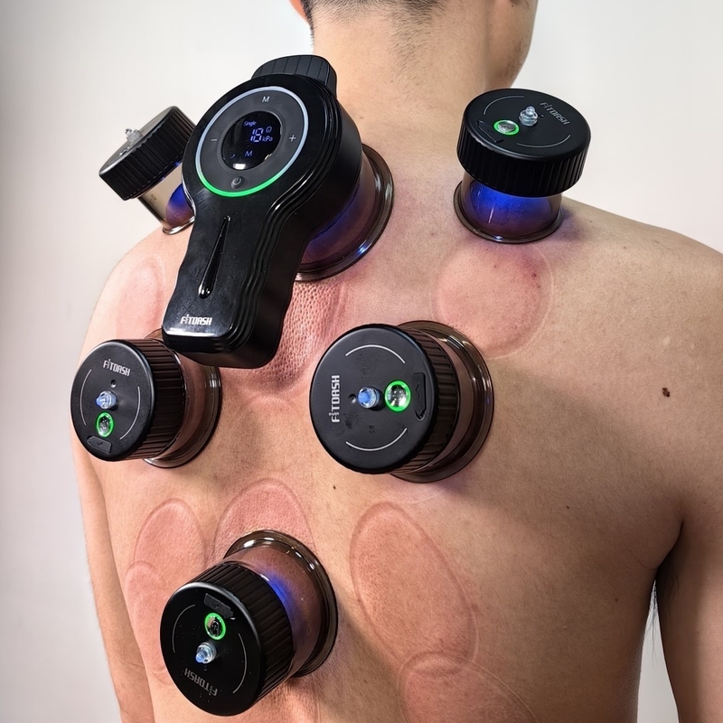 SOPORTO ODM/OEM Fitdash Conjunto de vaso de vacío eléctrico inteligente mejorado para Gua Sha