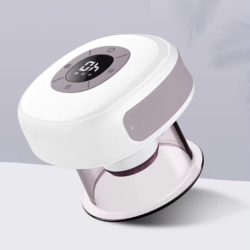 Batería de 1200mAh Fitdash Smart Cupping Masajista para la terapia de la celulitis y el vaso de luz roja